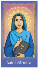 10-Pack of Prayer Card - Saint Monica